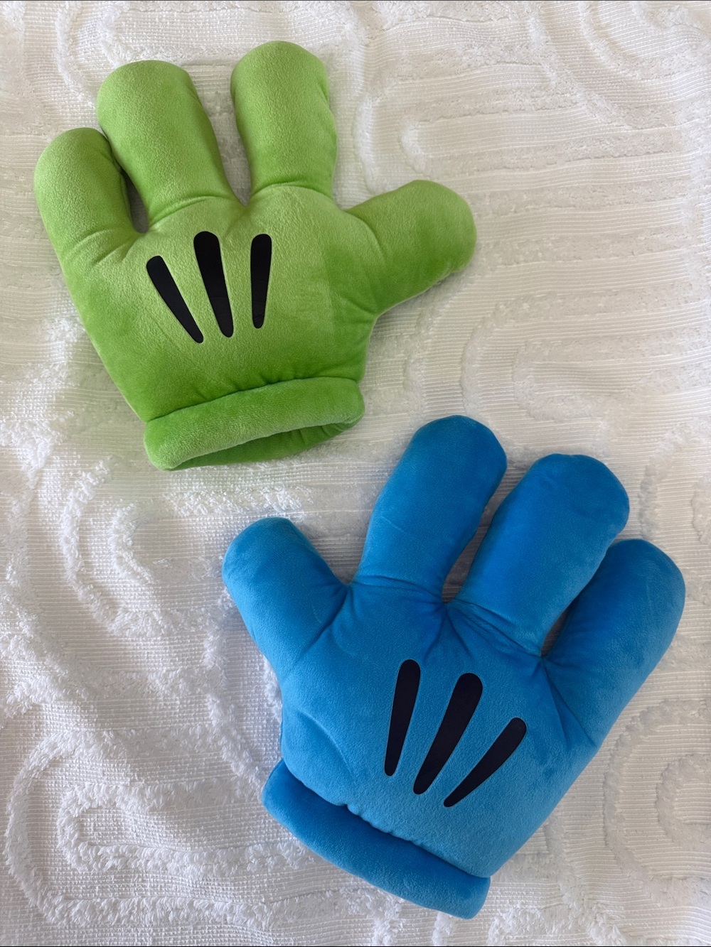 Disney Mickey Mouse Plush Hand Gloves Authentic DisneyWorld Purchase Adult